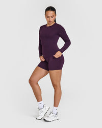 Mellow™ Soft Long Sleeve Top | Blackberry Purple