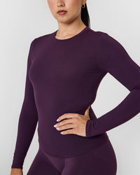 Mellow™ Soft Long Sleeve Top | Blackberry Purple