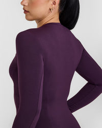 Mellow™ Soft Long Sleeve Top | Blackberry Purple