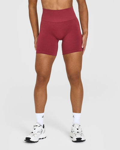 Effortless Seamless Shorts | Burnt Cherry