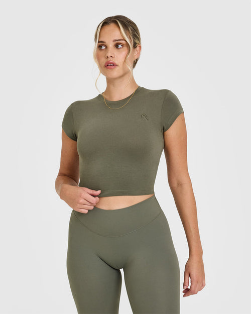 Oner Modal Cotton Icon Baby T-Shirt | Alpine Green