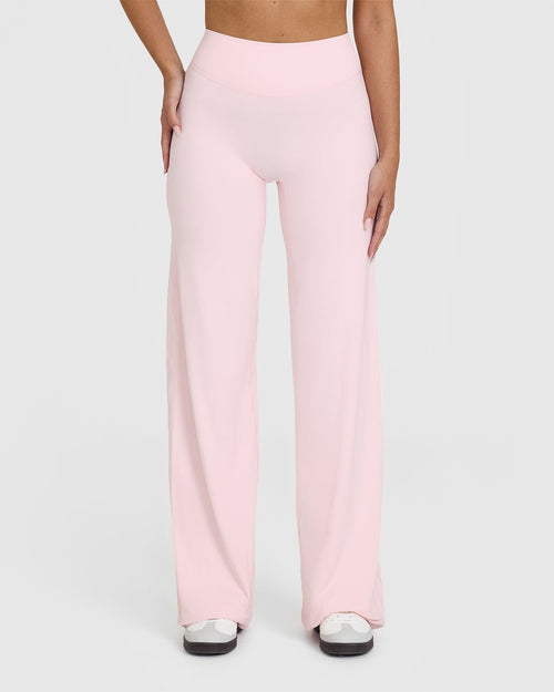 Oner Modal SoftMotion™ Straight Leg Bottoms | Ballet Pink