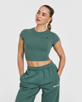 Cotton Icon Baby T-Shirt | Iced Green