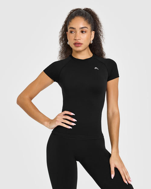 Oner Modal Go To Seamless Fitted Top | Black