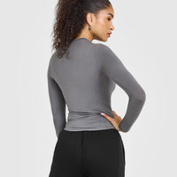 Mellow™ Soft Long Sleeve Top | Ash Grey