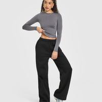 Mellow™ Soft Long Sleeve Top | Ash Grey