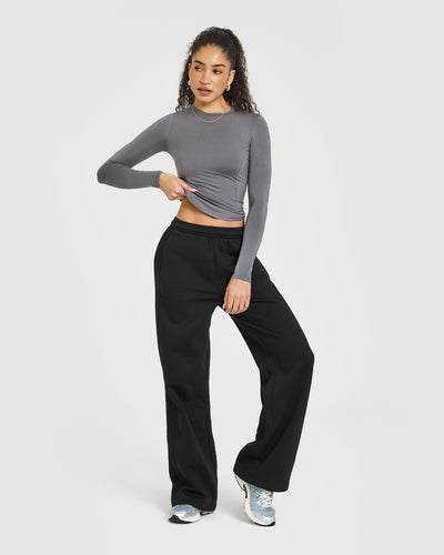 Mellow™ Soft Long Sleeve Top | Ash Grey