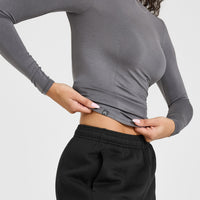Mellow™ Soft Long Sleeve Top | Ash Grey
