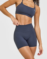 Unified High Waisted Shorts 6" | True Blue