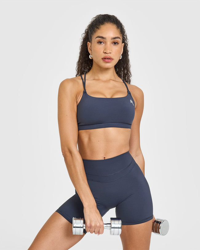 UnifiedMove™ High Waisted Shorts 6" | True Blue