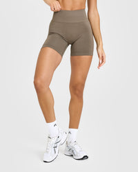 Effortless Seamless Shorts | Moss Brown