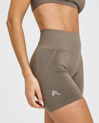 Effortless Seamless Shorts | Moss Brown