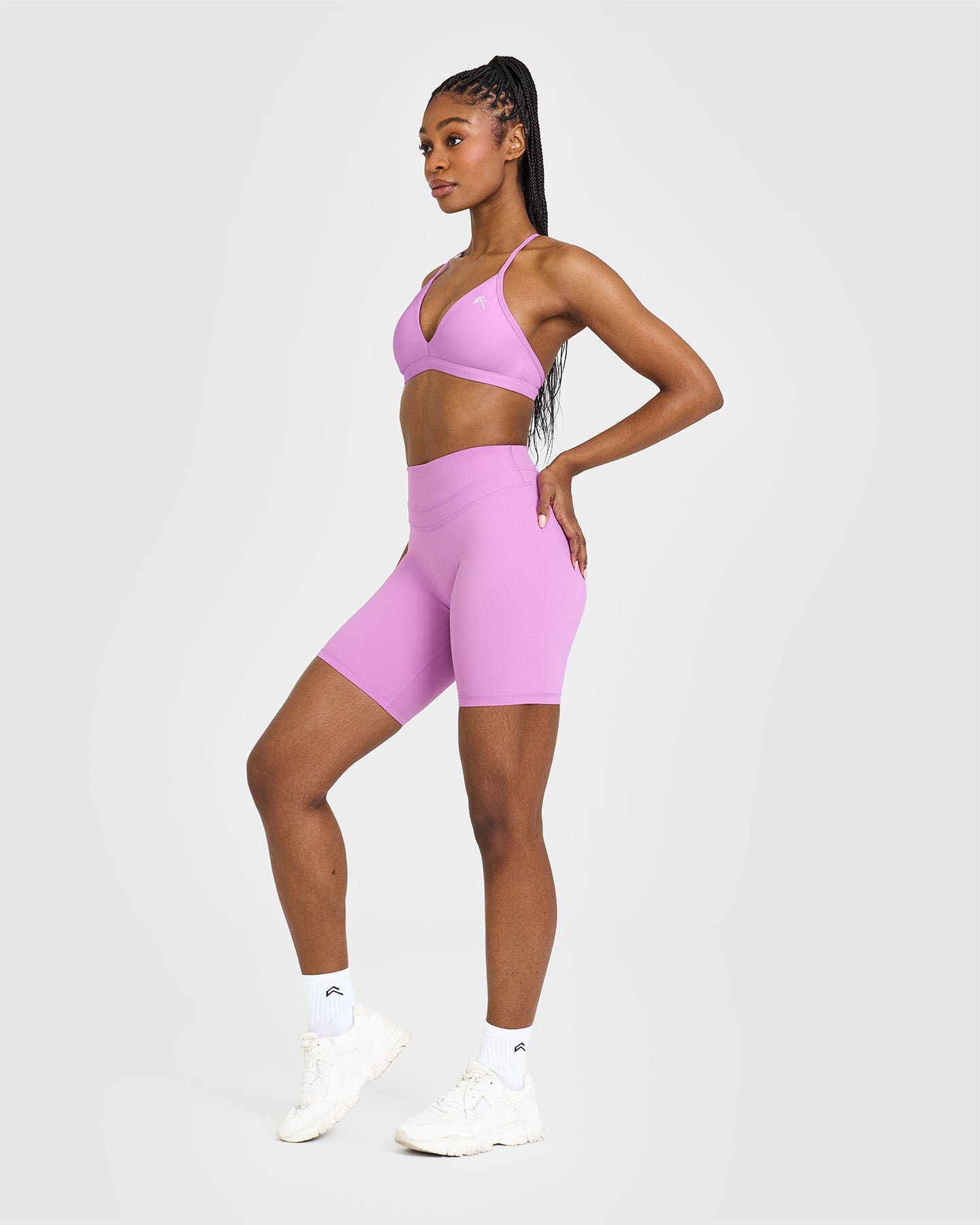 UnifiedMove Cycling Shorts 8" | Orchid Purple