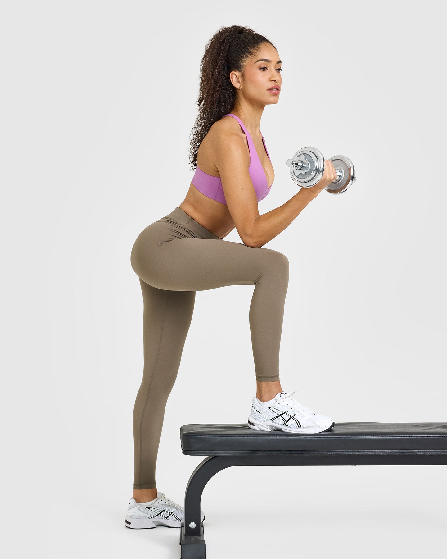 UnifiedMove™ High Waisted Leggings | Moss Brown