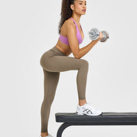 UnifiedMove™ High Waisted Leggings | Moss Brown