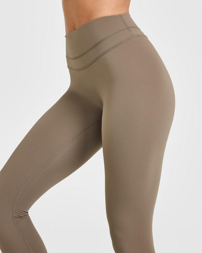 UnifiedMove™ High Waisted Leggings | Moss Brown