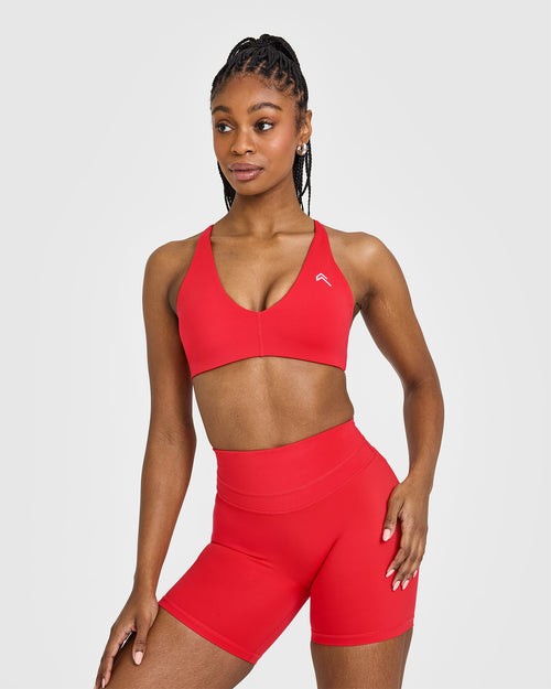 Oner Modal Unified Micro Bralette | Muscle Mommy Red