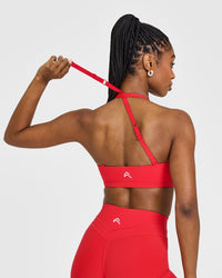 Unified Twist Sports Bra | Muscle Mommy Red
