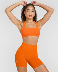 EasyLift™ Halter Bralette | Flame Orange