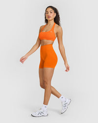 EasyLift™ Halter Bralette | Flame Orange
