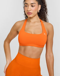 EasyLift™ Halter Bralette | Flame Orange