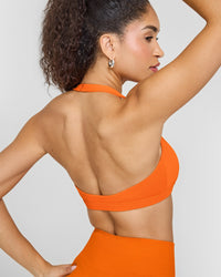 EasyLift™ Halter Bralette | Flame Orange