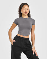 Mellow™ Soft Mid Short Sleeve T-Shirt | Ash Grey