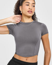 Mellow™ Soft Mid Short Sleeve T-Shirt | Ash Grey