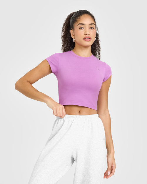 Oner Modal Cotton Icon Baby T-Shirt | Orchid Purple