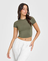 Mellow™ Soft Mid Short Sleeve T-Shirt | Alpine Green