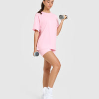 Classic Oversized Lightweight T-Shirt | Petal Pink