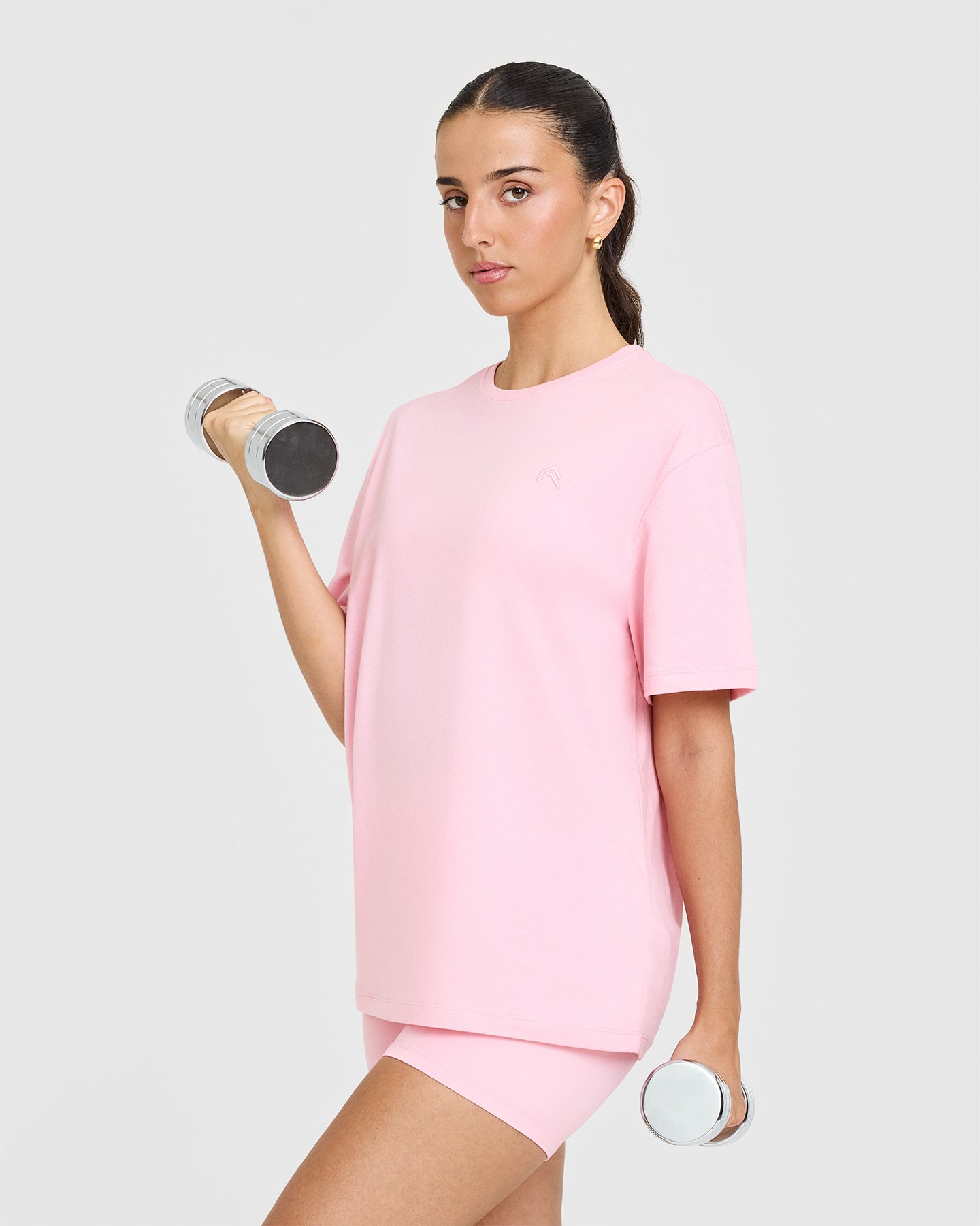 Classic Oversized Lightweight T-Shirt | Petal Pink