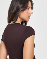 Cotton Icon Baby T-Shirt | Plum Brown