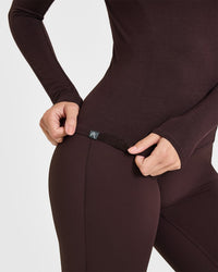 Mellow™ Soft Long Sleeve Top | Plum Brown