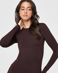 Mellow™ Soft Long Sleeve Top | Plum Brown