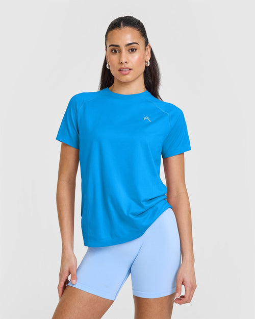 Oner Modal Go To Seamless Loose Top | Tropical Blue