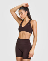 Unified Micro Bralette | Plum Brown