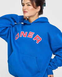 Foundations Oversized Graphic Hoodie | Oasis Blue