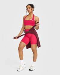 Unified Cycling Shorts 8" | Berry Bloom