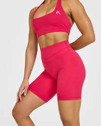 Unified Cycling Shorts 8" | Berry Bloom