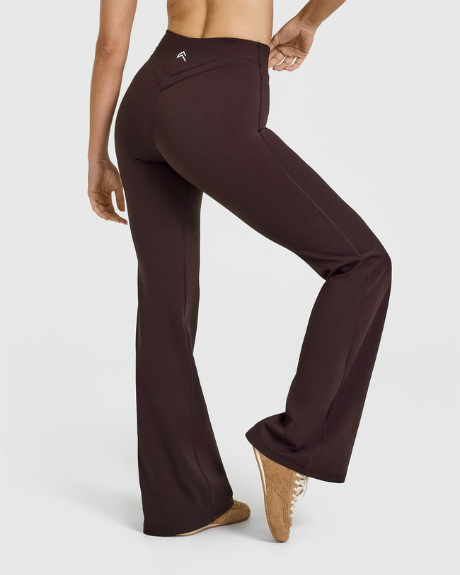 UnifiedMove™ Wrap Flared Bottoms | Plum Brown