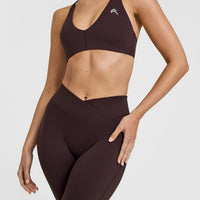 UnifiedMove™ Wrap Flared Bottoms | Plum Brown