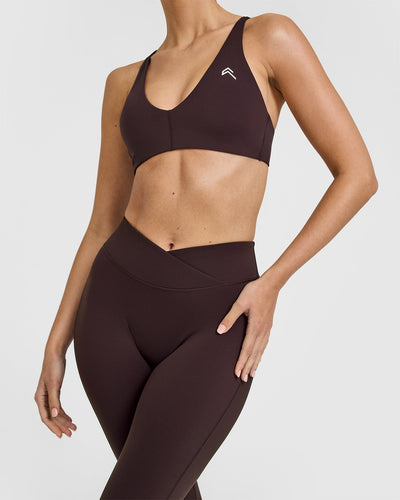 UnifiedMove™ Wrap Flared Bottoms | Plum Brown