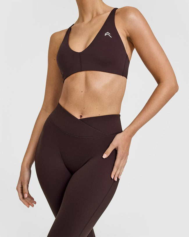 UnifiedMove™ Wrap Flared Bottoms | Plum Brown