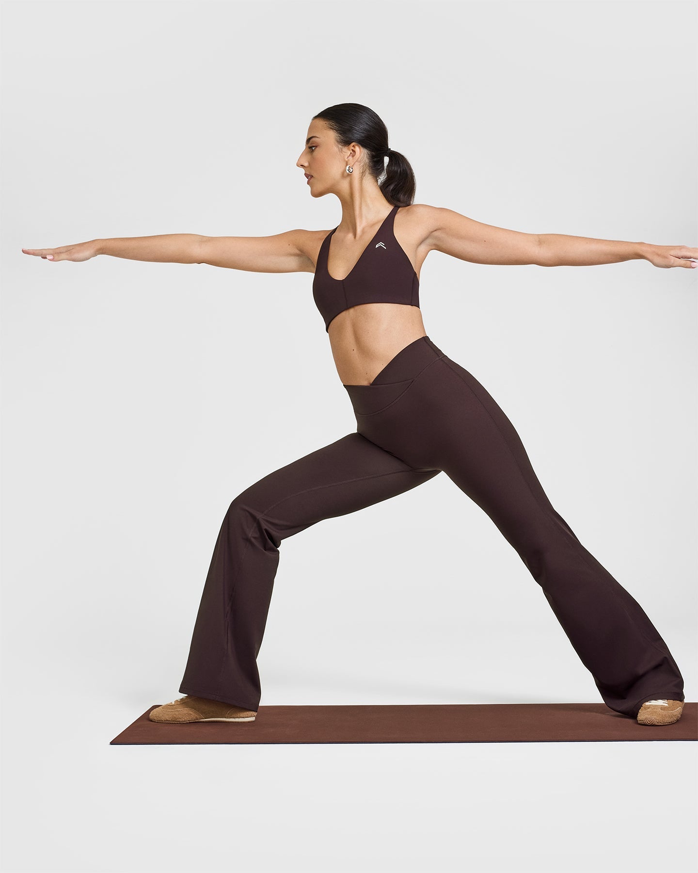 UnifiedMove™ Wrap Flared Bottoms | Plum Brown