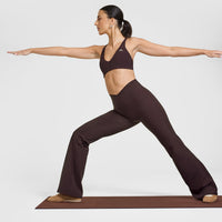 UnifiedMove™ Wrap Flared Bottoms | Plum Brown