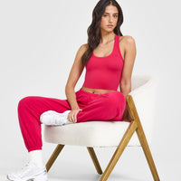 Cotton Icon Mid Vest | Berry Bloom