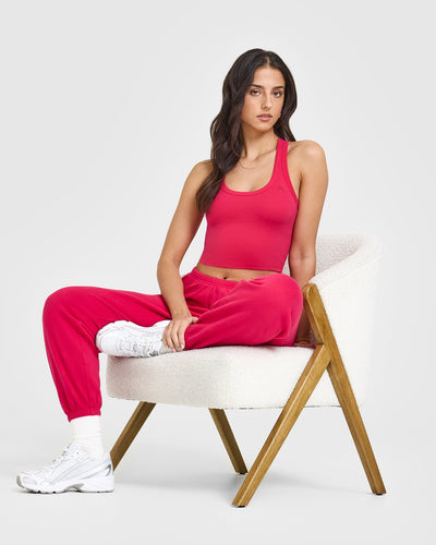 Cotton Icon Mid Vest | Berry Bloom