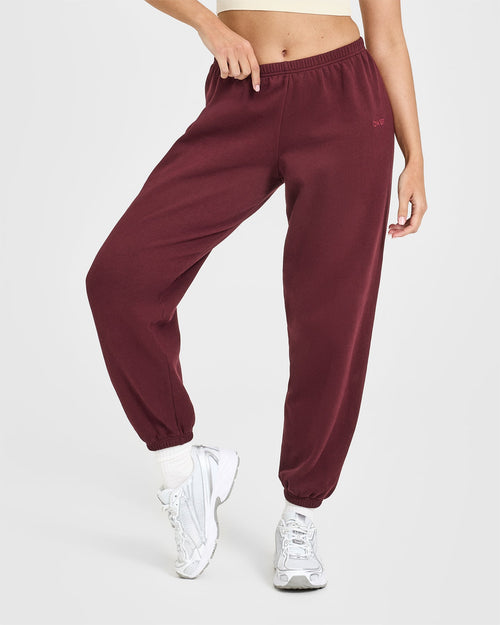 Oner Modal Mid Weight Jogger | Rosewood