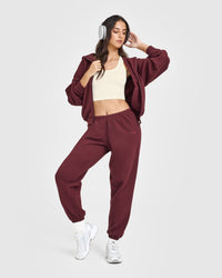 Mid Weight Jogger | Rosewood